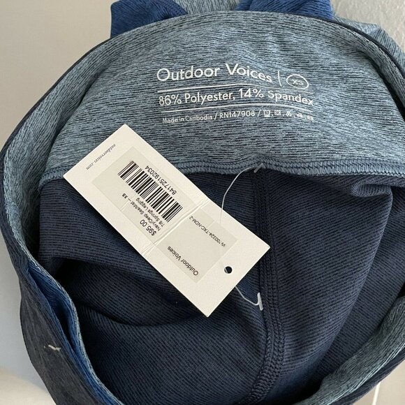 Outdoor Voices 7/8 Spring Leggings Navy Deep Sea Mist - Picture 5 of 5